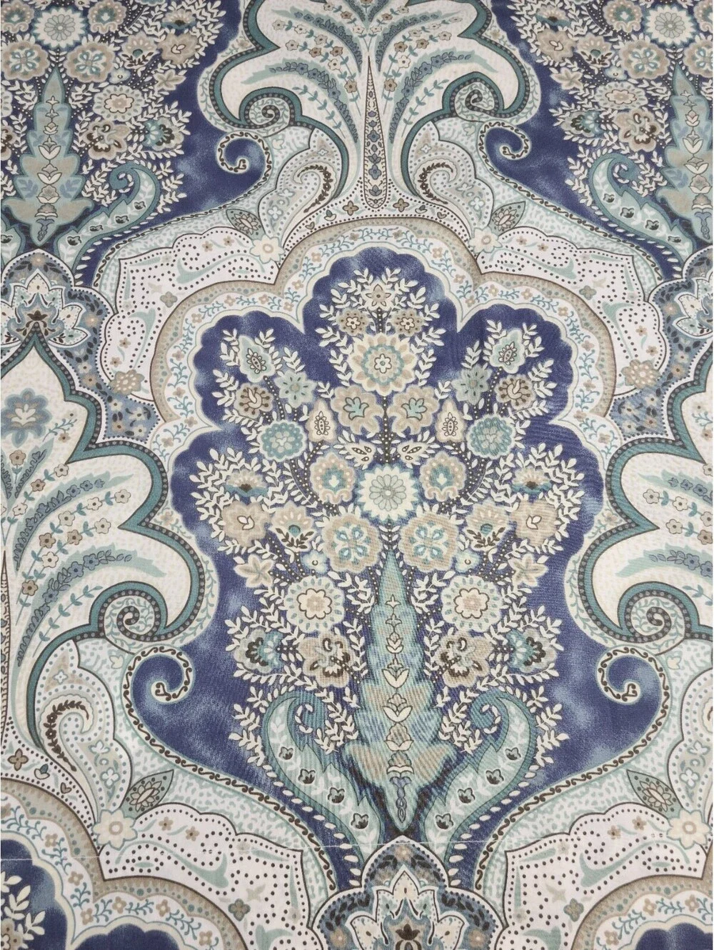 Pottery Barn Jordana Paisley King Duvet Cover & 2 Euro Shams